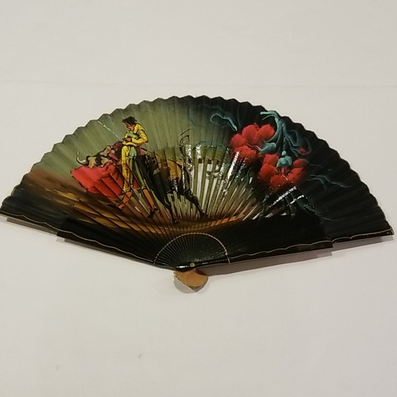 None Other - ❣❣ Spanish Matador with Red Cape Fan